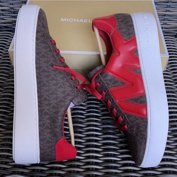 Michael Kors Poppy Lace Up MK Sig Small WMNS - Picture 12 of 16